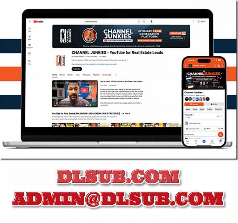 Channel Junkies – YouTube Mastery For Real Estate Agents course cover image real estate YouTube training
