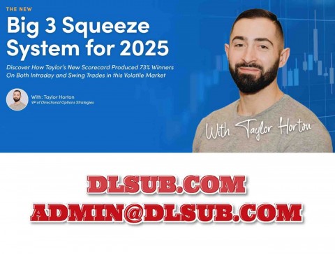 Taylor Horton Big 3 Squeeze System for 2025 Basic Package overview showing updated trading indicators